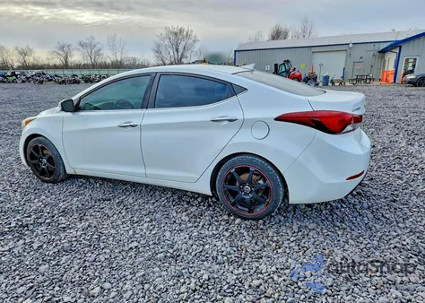 2014 Hyundai Elantra Se z USA, uszkodzony, nr VIN 5NPDH4AE0EH496164